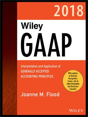 cover image of Wiley GAAP 2018